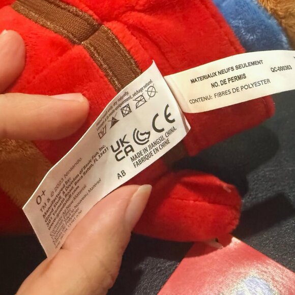 Super Mario SHY GUY Red Enemy 6" Plush Stuffed animal Toy Nintendo w/ Tags - Picture 8 of 13